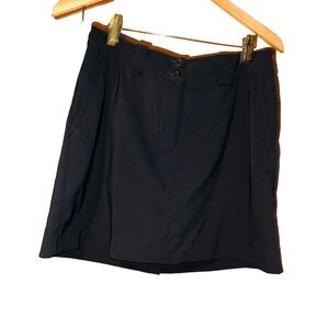 Women Nike Golf Dri Fit Black Skort size  6 Athletic Shorts Skirt Stretch Tennis